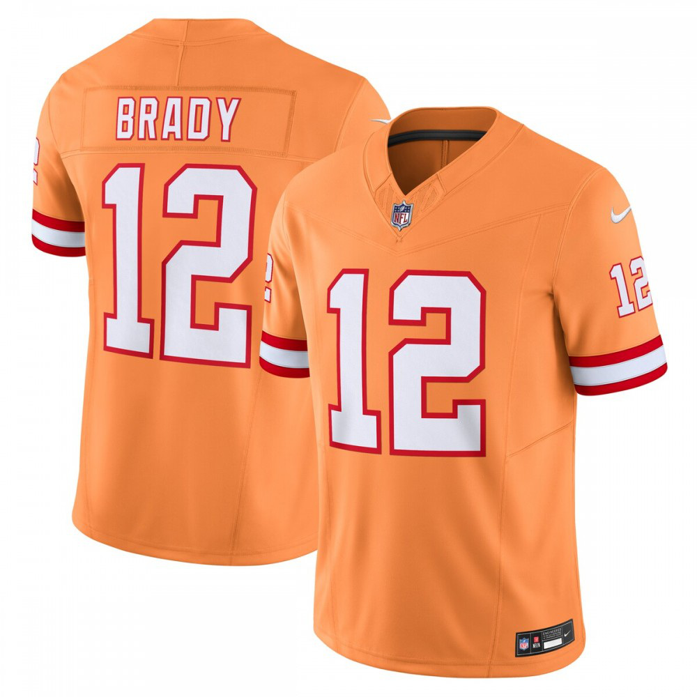 Tom Brady Tampa Bay Buccaneers Nike Vapor F.U.S.E. Limited Jersey - Orange-GridironStore